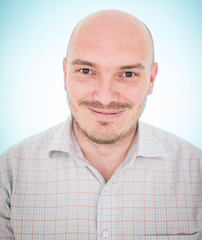 Young man studio portrait