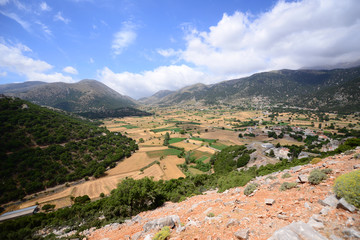 Fototapeta na wymiar Crete mountains landscape. Greece