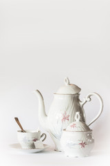 Teapot and cup