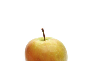 apples isolated on white background. mock up.