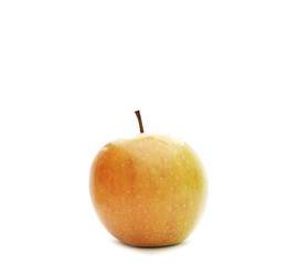 apples isolated on white background. mock up.