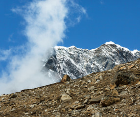 Great view from the Kala Patthar - Everest region, Nepal, Himalayas