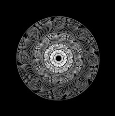 circular graphical pattern