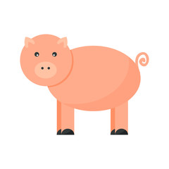 Pigs vector cartoon character