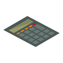 Calculator math device icon vector illustration graphic design