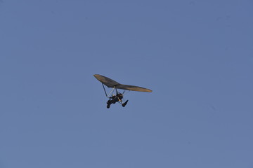 Ultralight Aircraft in Flight