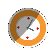 Wall watch clock icon vector illustration graphic design