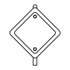 Under construction advertising board icon vector illustration graphic design