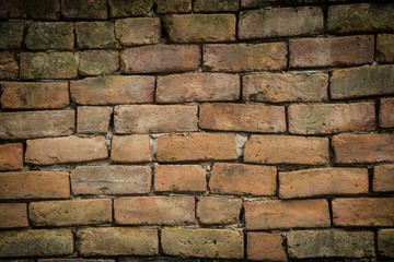 old brick wall with vintage filter - can use to display or montage on product