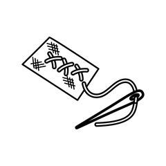 Isolated sewing pin icon vector illustration graphic design