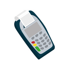 Dataphone transaction payment icon vector illustration graphic design