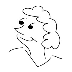 Women Simple Line Icon