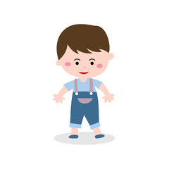 Smiling Boy Icon / Vector