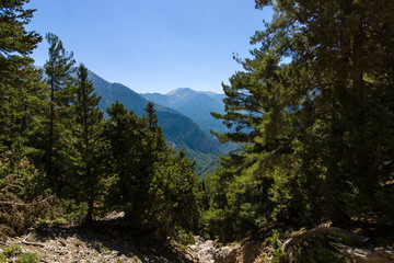 Samaria Gorge. Crete. Greece.