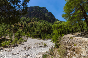 Samaria Gorge. Crete. Greece.
