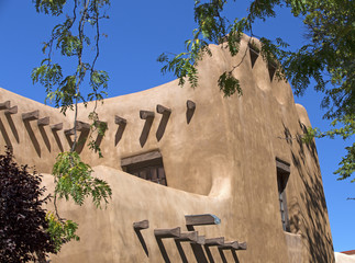 Obraz premium Southwest architecture - Santa Fe, New Mexico