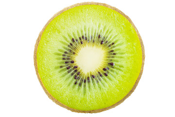 Naklejka na ściany i meble Slice of kiwi fruit.