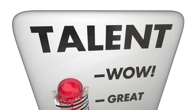 Talent Thermometer Measure Most Talented 3d Animation