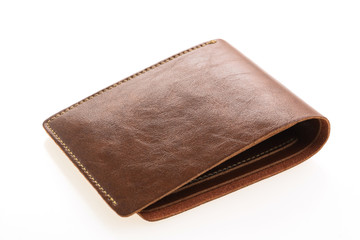 Brown leather wallet