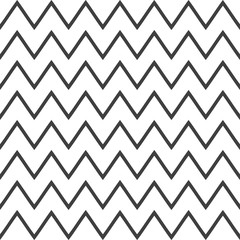 Stylish abstract seamless pattern with black graphic zigzag.