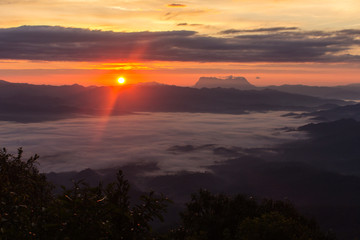 Sea Of Mist With Doi Luang Chiang Dao, View Form Doi Dam in Wianghaeng