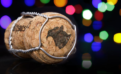 Cork with the shape of New Brunswick burnt in.(series)