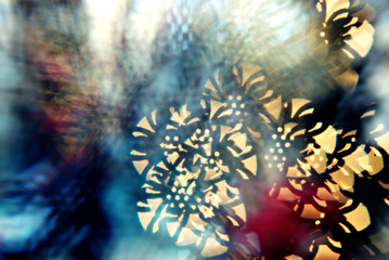 Flowery bokeh background