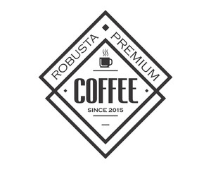 coffee shop logotype icon