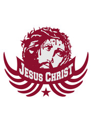 Blood dead thorns crown crown jesus christ team crew friends spake text dead cross cool design sin died