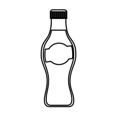 soda bottle isolated icon vector illustration design