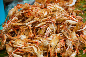Fried crab