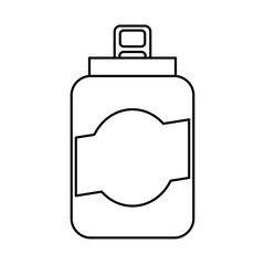 Fototapeta premium can beverage isolated icon vector illustration design