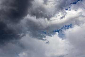 clouds in the sky as the background