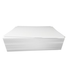 Stack of blank business cards. 3d render isolated on white background. Name cards as a presentation for promotion of corporate identity