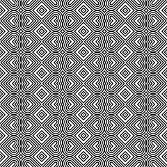 Design seamless monochrome geometric pattern