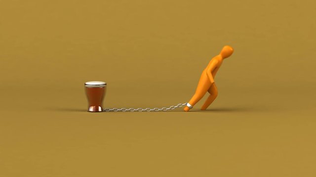 Burden symbol - 3D Animation