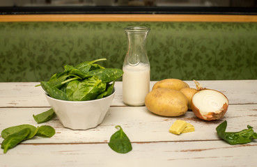 crema de espinacas ingredientes