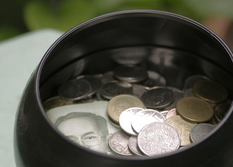 money in bowl