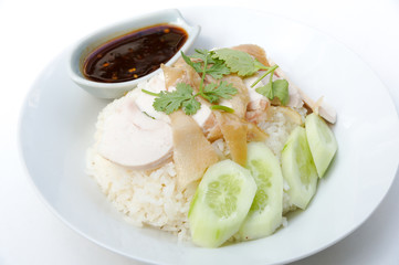 Hainanese chicken rice