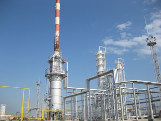 The oil refinery