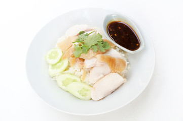 Hainanese chicken rice