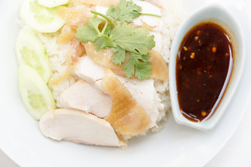 Hainanese chicken rice