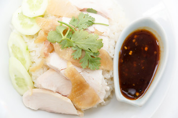 Hainanese chicken rice