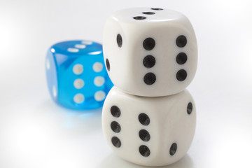 three dice