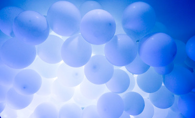 blue tone balloons setting a festive mood for a new years eve pa