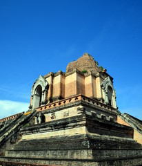 ancient broken pagoda