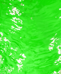 Fototapeta na wymiar splashes of water on a green background