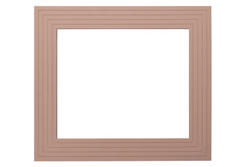 Fototapeta premium Picture Frame made from wood. (isolate)