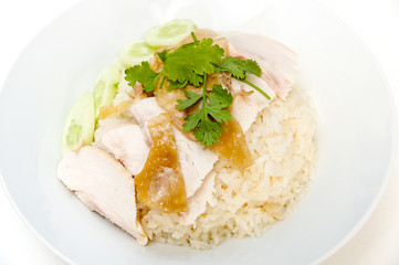 Hainanese chicken rice