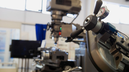 Machinery industry - lathe machine at factory